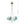 Load image into Gallery viewer, Farmhouze Light - Modern Brass Cluster Glass Globe Blue Bubble Chandelier - Chandelier - Blue - 
