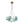 Load image into Gallery viewer, Farmhouze Light - Modern Brass Cluster Glass Globe Blue Bubble Chandelier - Chandelier - Blue - 
