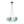 Load image into Gallery viewer, Farmhouze Light - Modern Brass Cluster Glass Globe Blue Bubble Chandelier - Chandelier - Blue - 
