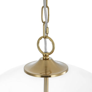 Farmhouze Light - Modern Brushed Brass Glam Glass Bubble Jellyfish Chandelier - Chandelier - Brass - 