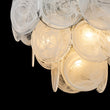 Load image into Gallery viewer, Farmhouze Light-Modern Cloudy Style Misty Swirl Glass Tiered Chandelier-Chandelier-Brass-
