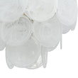 Load image into Gallery viewer, Farmhouze Light-Modern Cloudy Style Misty Swirl Glass Tiered Chandelier-Chandelier-Brass-
