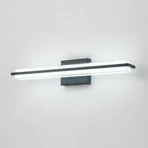 Farmhouze Light - Modern Dimmable LED Black Wide Bathroom Vanity Light - Wall Sconce - Black - 