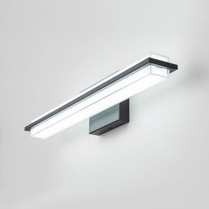 Farmhouze Light - Modern Dimmable LED Black Wide Bathroom Vanity Light - Wall Sconce - Black - 