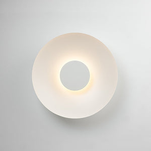 Farmhouze Light - Modern Dimmable LED Saucer Wide Dome Flush Mount Light - Ceiling Light - White - 