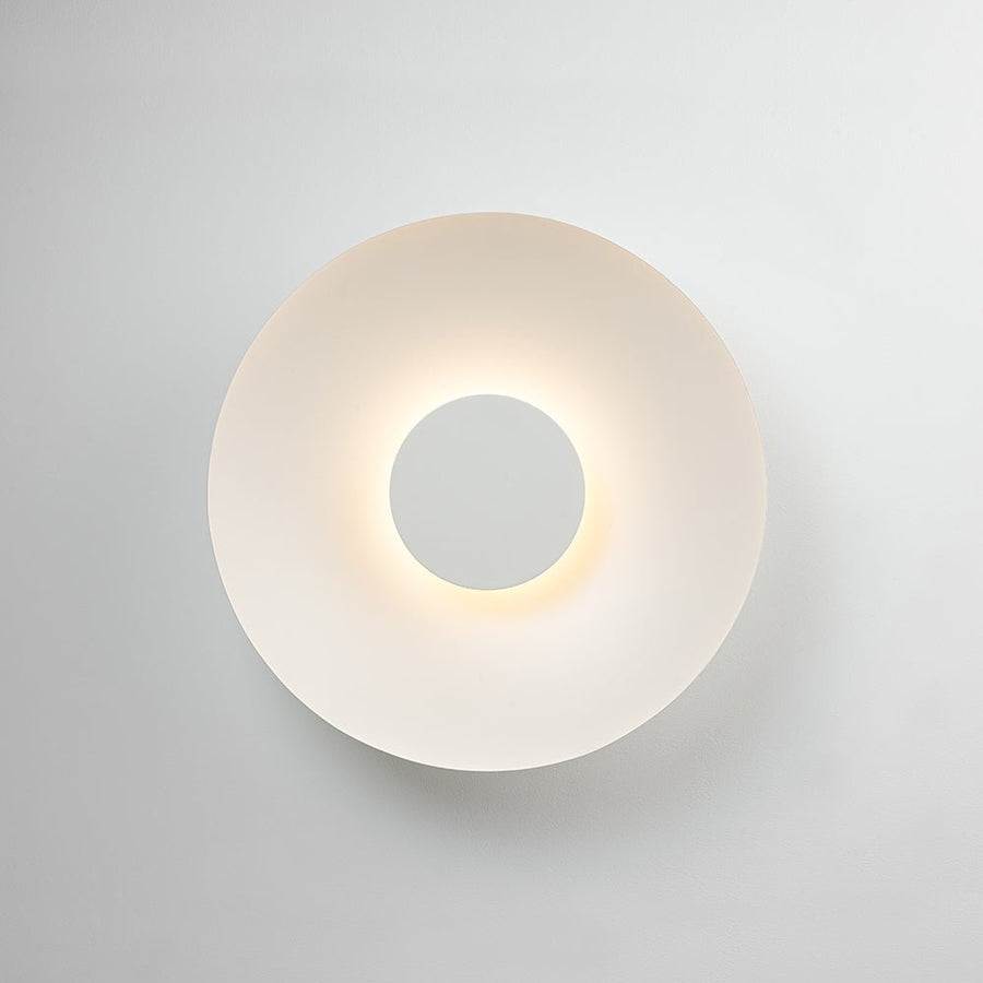 Farmhouze Light - Modern Dimmable LED Saucer Wide Dome Flush Mount Light - Ceiling Light - White - 