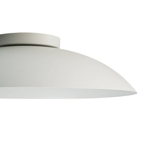 Farmhouze Light - Modern Dimmable LED Saucer Wide Dome Flush Mount Light - Ceiling Light - White - 