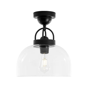 Farmhouze Light - Modern Farmhouse 1 - Light Simple Glass Dome Ceiling Light - Ceiling Light - Brass - 