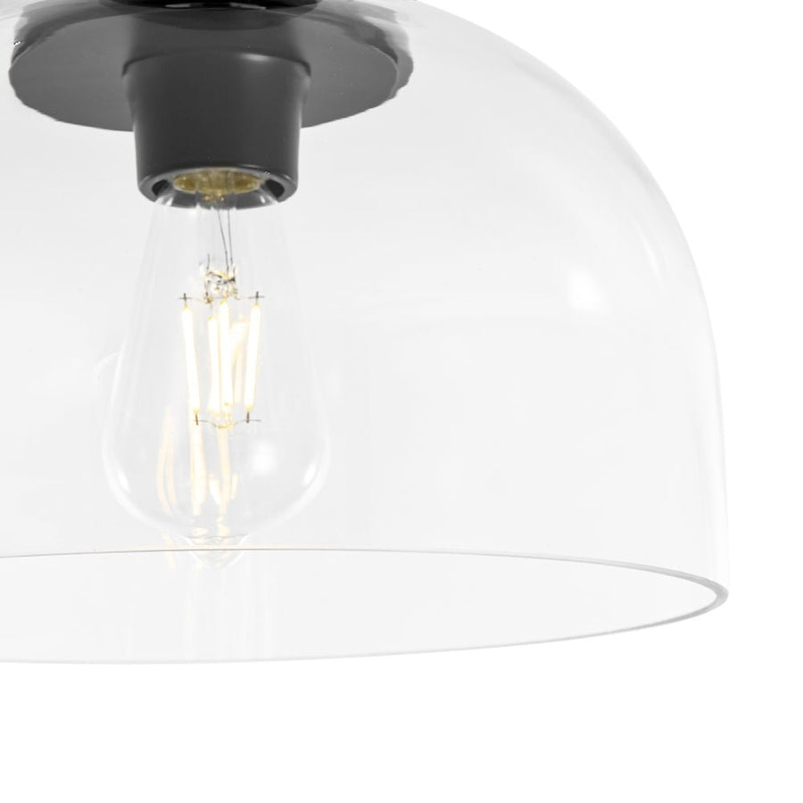 Farmhouze Light - Modern Farmhouse 1 - Light Simple Glass Dome Ceiling Light - Ceiling Light - Brass - 