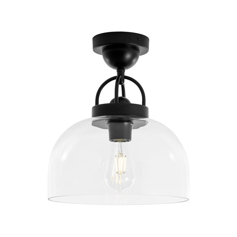 Farmhouze Light - Modern Farmhouse 1 - Light Simple Glass Dome Ceiling Light - Ceiling Light - Brass - 