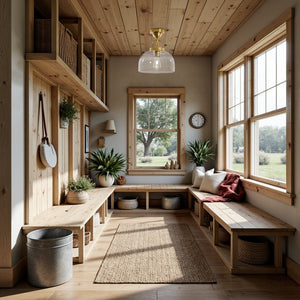 Farmhouze Light - Modern Farmhouse 1 - Light Simple Glass Dome Ceiling Light - Ceiling Light - Brass - 