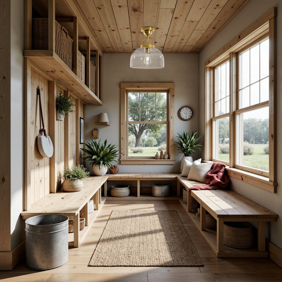 Farmhouze Light - Modern Farmhouse 1 - Light Simple Glass Dome Ceiling Light - Ceiling Light - Brass - 