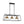 Load image into Gallery viewer, Farmhouze Light - Modern Farmhouse 3 - Light Rectangle Linear Island Chandelier - Chandelier - Black + Brass - 
