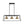 Load image into Gallery viewer, Farmhouze Light - Modern Farmhouse 3 - Light Rectangle Linear Island Chandelier - Chandelier - Black + Brass - 
