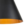 Load image into Gallery viewer, Farmhouze Light - Modern Farmhouse Brass Single Black Cone Pendant Light - Pendant - Black + Brass - 
