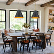 Load image into Gallery viewer, Farmhouze Light - Modern Farmhouse Brass Single Black Cone Pendant Light - Pendant - Black + Brass - 
