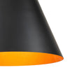 Load image into Gallery viewer, Farmhouze Light - Modern Farmhouse Brass Single Black Cone Pendant Light - Pendant - Black + Brass - 
