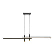 Load image into Gallery viewer, Farmhouze Light-Modern Farmhouse Dimmable LED Linear Kitchen Island Pendant-Chandelier-Black-

