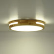 Load image into Gallery viewer, Farmhouze Light - Modern Farmhouse Dimmable LED Round Wooden Ceiling Light - Ceiling Light - 15 in - 
