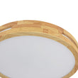 Load image into Gallery viewer, Farmhouze Light - Modern Farmhouse Dimmable LED Round Wooden Ceiling Light - Ceiling Light - 15 in - 
