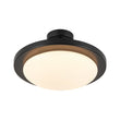Load image into Gallery viewer, Farmhouze Light-Modern Farmhouse Round Frisbee Dimmable LED Ceiling Light-Ceiling Light-Black-
