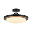 Load image into Gallery viewer, Farmhouze Light-Modern Farmhouse Round Frisbee Dimmable LED Ceiling Light-Ceiling Light-Black-
