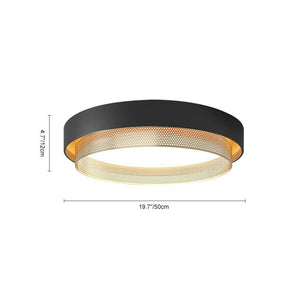 Farmhouze Light-Modern LED 2-Tier Round Flush Mount Ceiling Light-Ceiling Light-3000K - Warm-