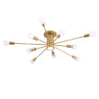 Load image into Gallery viewer, Farmhouze Light-Modern Linear Sputnik Semi Flush Mount Ceiling Light-Ceiling Light-Gold-
