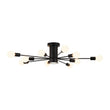 Load image into Gallery viewer, Farmhouze Light-Modern Linear Sputnik Semi Flush Mount Ceiling Light-Ceiling Light-Gold-
