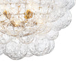 Load image into Gallery viewer, Farmhouze Light - Modern Luxe Brass Water Glass Globe Bubble Chandelier - Chandelier - 8 - Light - 

