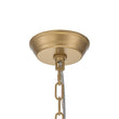 Load image into Gallery viewer, Farmhouze Light-Modern Luxe Crystal Capiz Shell Drum Cage Chandelier-Chandelier-17.7 in-
