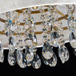 Load image into Gallery viewer, Farmhouze Light-Modern Luxe Crystal Capiz Shell Drum Cage Chandelier-Chandelier-17.7 in-
