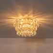 Load image into Gallery viewer, Farmhouze Light-Modern Luxury Brass 3-Tier Round Crystal Drop Ceiling Light-Ceiling Light-15 in-
