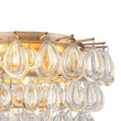 Load image into Gallery viewer, Farmhouze Light-Modern Luxury Brass 3-Tier Round Crystal Drop Ceiling Light-Ceiling Light-15 in-
