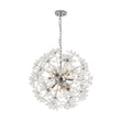 Load image into Gallery viewer, Farmhouze Light - Modern Luxury Crystal Floral Round Firework Starburst Chandelier - Chandelier - Chrome - 
