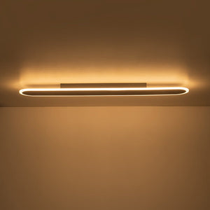 Farmhouze Light - Modern Minimalist Linear Oblong LED Semi Flush Mount - Ceiling Light - 39in - 