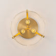 Load image into Gallery viewer, Farmhouze Light-Modern Round Water Glass Semi Flush Mount Ceiling Light-Ceiling Light-Brass-
