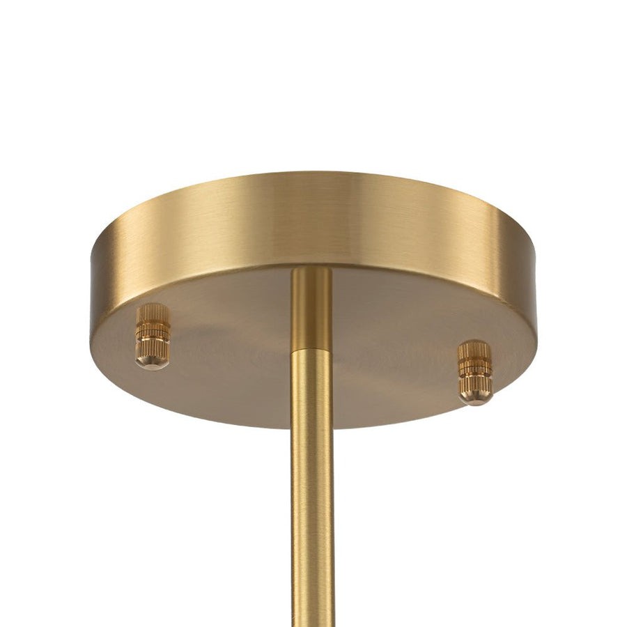 Farmhouze Light - Modern Sputnik Gradual Blue Glass Globe Bubble Chandelier - Chandelier - Brass - 