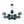 Load image into Gallery viewer, Farmhouze Light - Modern Sputnik Gradual Blue Glass Globe Bubble Chandelier - Chandelier - Brass - 
