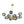 Load image into Gallery viewer, Farmhouze Light - Modern Sputnik Gradual Blue Glass Globe Bubble Chandelier - Chandelier - Brass - 

