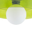Load image into Gallery viewer, Farmhouze Light-Nordic Green Glass Globe 1-Light Round Ceiling Fixture-Ceiling Light-13.8 in-
