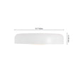 Load image into Gallery viewer, Farmhouze Light-Nordic Simple Round Shallow Bowl Dimmable LED Ceiling Light-Ceiling Light-White-
