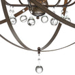 Load image into Gallery viewer, Farmhouze Light - OpenBox - 8 - Light Rustic Vintage Crystal Metal Orb Chandelier - Chandelier - Nickel - 
