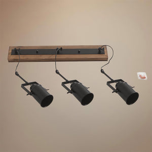 Farmhouze Light - OpenBox - Farmhouse Black 3 Light Track Ceiling Light - Ceiling Light - 