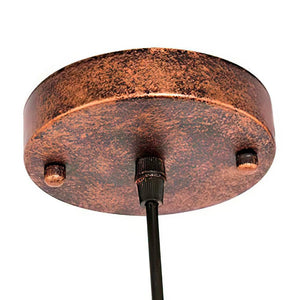 Farmhouze Light-OpenBox-Industrial Vintage Antique Copper Pendant Light-Pendant--