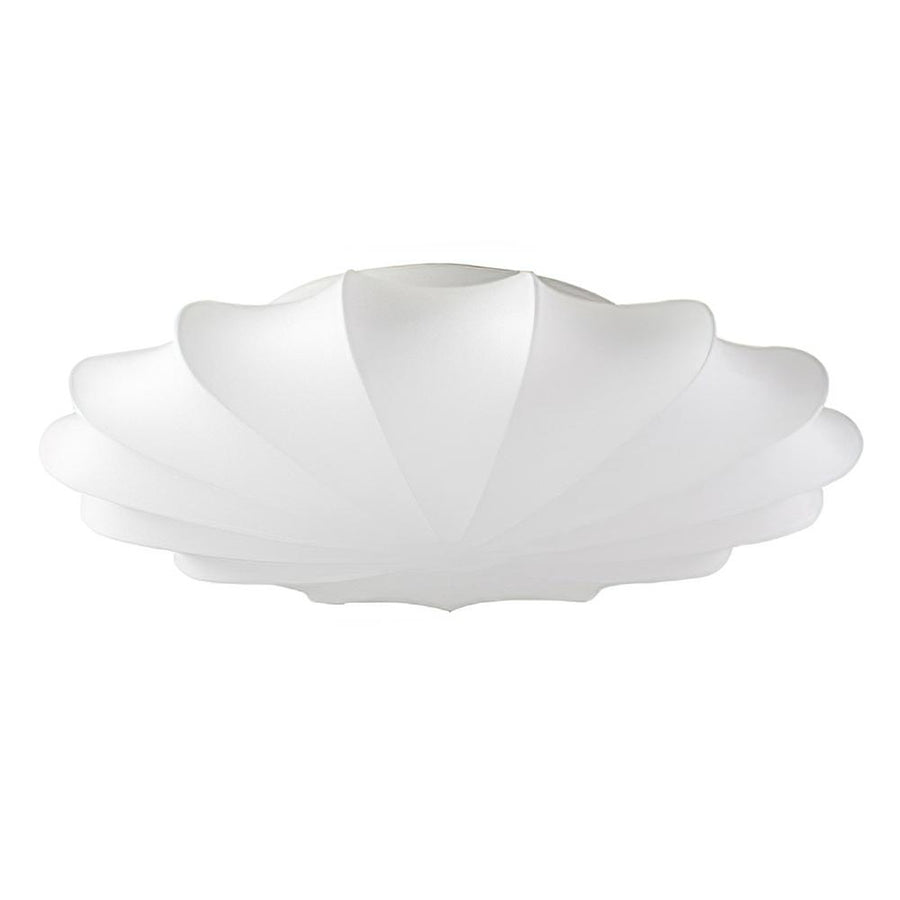 Farmhouze Light - OpenBox - Mid - century White Silk Flush Mount Light - Ceiling Light - L - 