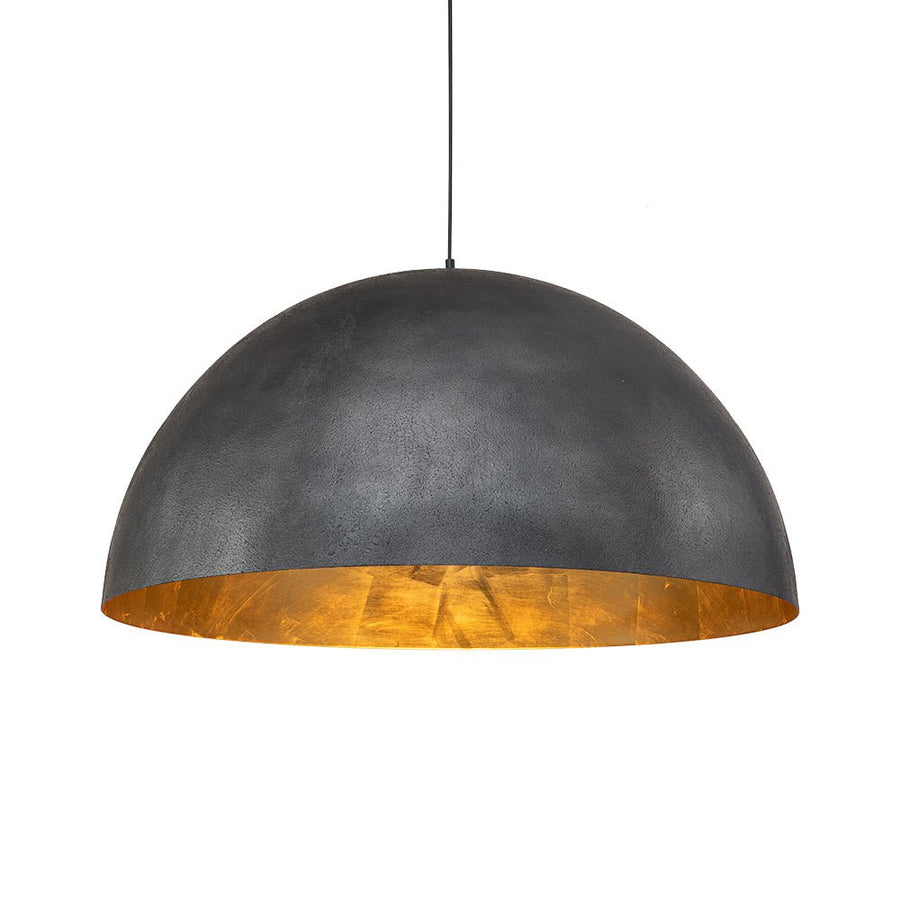 Farmhouze Light - OpenBox - Modern Farmhouse Oversized Dome Pendant - Chandelier - Black - 15 in. - M