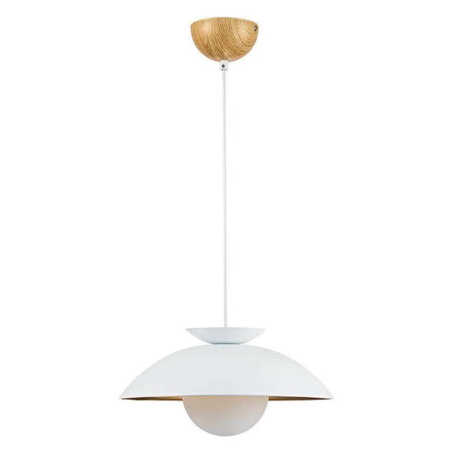 Farmhouze Light - OpenBox - Scandinavian Single Metal Dome Kitchen Pendant - Pendant - White - 