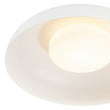 Load image into Gallery viewer, Farmhouze Light - Retro 1 - Light Dimmable LED Round Dome Semi Flush Mount - Ceiling Light - White - 
