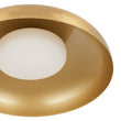 Load image into Gallery viewer, Farmhouze Light - Retro 1 - Light Dimmable LED Round Dome Semi Flush Mount - Ceiling Light - White - 
